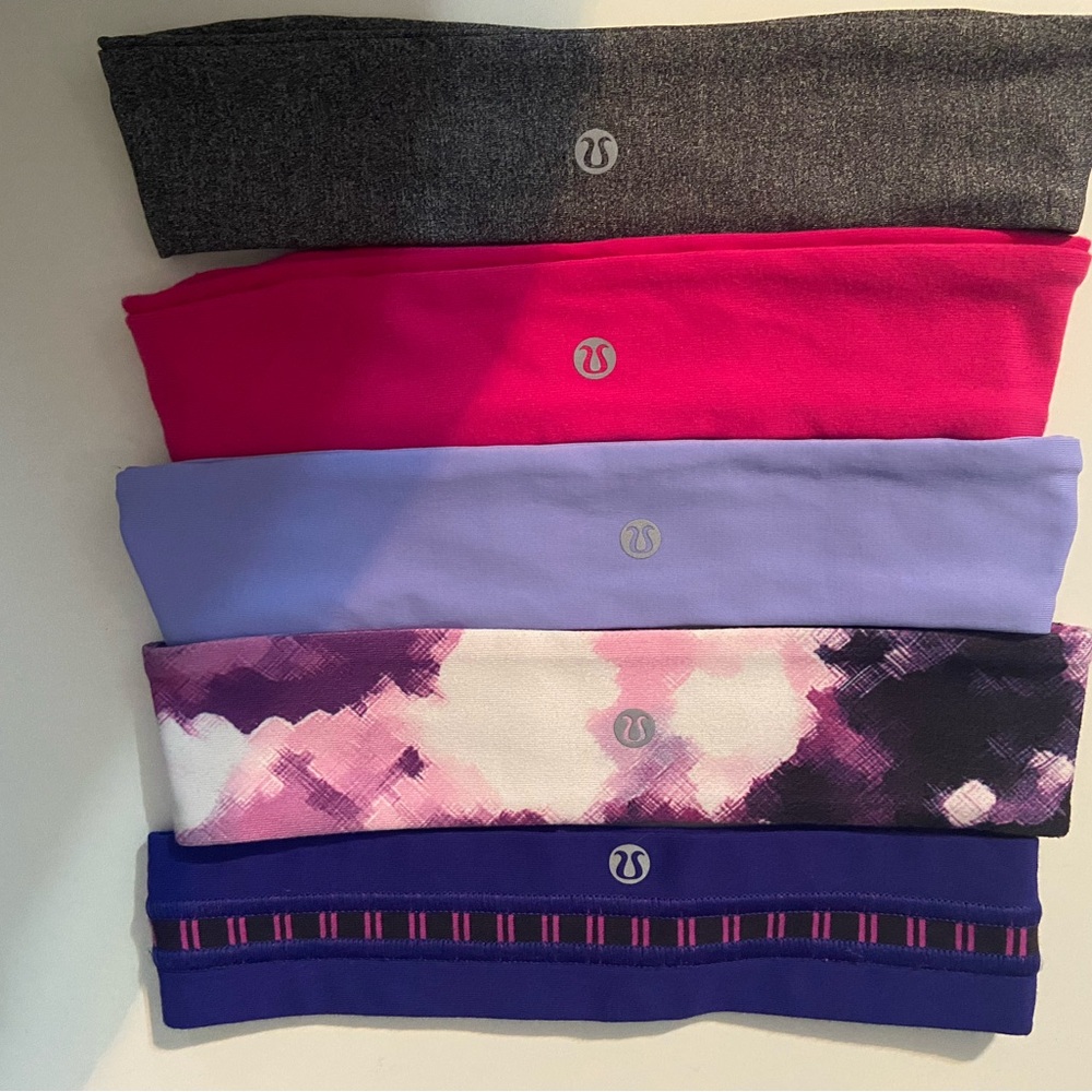 Lululemon, Under Armor, Pink headbands
